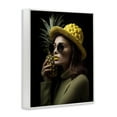 thumbnail image 4 of Stupell Industries Chic Tropical Woman Novelty Painting White Framed Art Print Wall Art, 11 x 14, 4 of 10