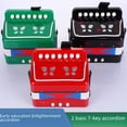 thumbnail image 1 of 7-Key Kids Accordion for Beginners - Portable Musical Education Toy with Colorful Design, Sturdy Material, Early Childhood Music Learning Tool, Auditory Skill Development, Lightweight Instrument in, 1 of 5