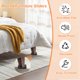 thumbnail image 3 of Uxcell Deslizadores de Muebles de Fieltro de 5 Pulgadas, 8 Pcs Deslizadores Cuadrados Reutilizables para Mover Muebles Protectores de Piso Beige, 3 of 7