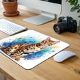 thumbnail image 5 of Bengal Cat Watercolor Style Mouse Pad Low Profile Gaming Mat, 5 of 7