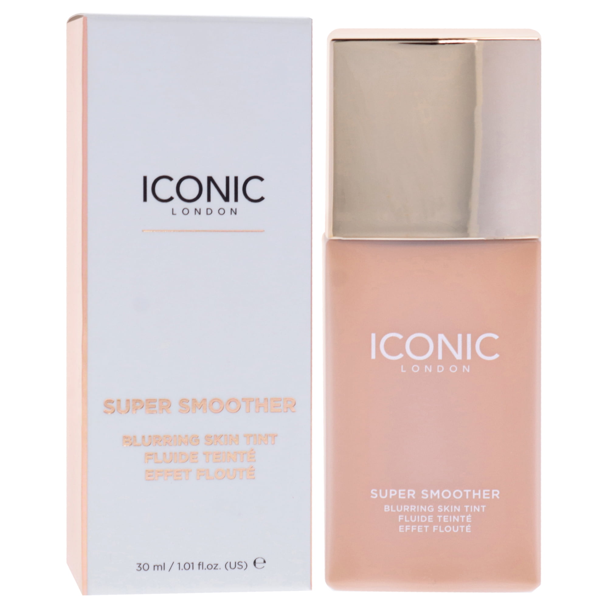 Iconic London Super Smoother Blurring Skin Tint - Warm Medium , 1.01 oz Makeup