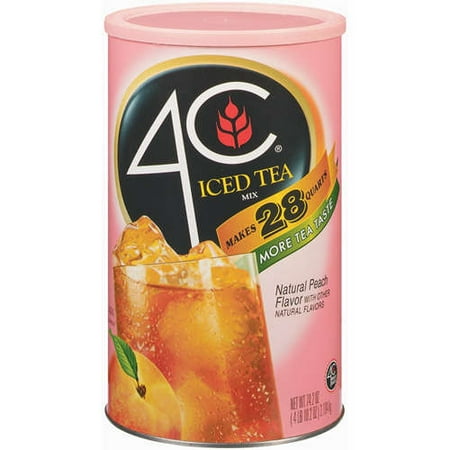 4C Drink Mix, Natural Peach, 74.2 Oz, 1 Count (Best Natural Recovery Drink)