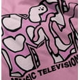 thumbnail image 5 of Retro MTV Valentines Hearts Logo Bodysuit Jumper Girls Infant Baby Brisco Brands NB, 5 of 6