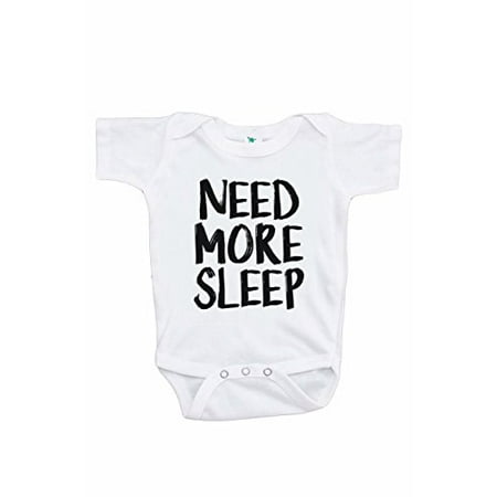 

7 ate 9 Apparel Funny Kids Need More Sleep Onepiece White