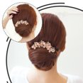 thumbnail image 4 of CRILSTYLEO Butterflies Hairpin Dorado Con Borde Para Looks Retro En Ceremonias Y Uso Diario, 4 of 8