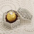 thumbnail image 1 of Ovzne Candy Box Personalized Hollow Gold Plated Silvers Plated Aromatherapy Box Wedding Candy Box Storage Box On Clearance, 1 of 6