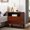 Walnut, variant on Side Table | Vintage Texture & Storage Space | Solid Wood & MDF Build | Create Warm Living Space