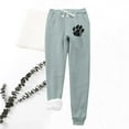 thumbnail image 1 of LSLJS Women's Love Printing Leggings with Elastic Drawstring Pockets Thick Warm Pants, 1 of 9