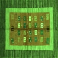thumbnail image 1 of Ahgly Company Indoor Square Abstract Green Contemporary Area Rugs, 3' Square, 1 of 1