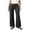 Q#02-Dark Gray, variant on Womens Pants Going Out Flowy Pants Streetwear, Women Fold Over Capri Pants Wide Leg Pants, Black XXL