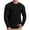 #H-Black, variant on GuangCheng Mens Textured Knit Tops Casual Stretch Ribbed Long Sleeve Warm Fall Blouses Shirts