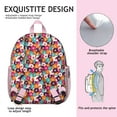 thumbnail image 5 of Wild Bear Student Backpack – Brown Polar Bear Cartoon Print With Winter Forest Hunting Pattern, 5 of 6