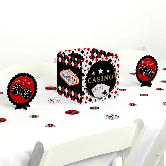 Las Vegas - Casino Party Centerpiece & Table Decoration Kit