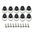 thumbnail image 2 of 10 Uds. s en D para Kayak, Accesorio de Cubierta de Seguridad de Bucle de Amarre, Kit de Cuerda Elástica para Aparejos de Pesca, Accesorio de An Macarena Anillo en D para kayak, 2 of 7