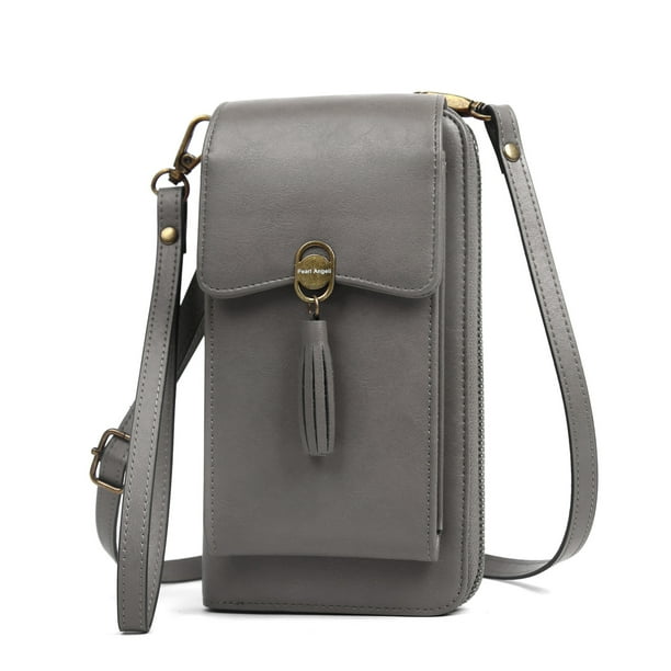 Pearl Angeli Crossbody Phone Bag Wallet RFID Women Wallet Small Handbag