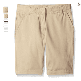 Khaki bermuda shorts juniors hot sale