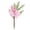 A003- Pink, variant on Christmas Decor, Faux Pine Hobby, White Pine Cone Decor, Artificial Greenery Pick, 12X6 Inch Winter Floral Pick for Table Centerpieces, Wreath Accents, and Seasonal Arrangement