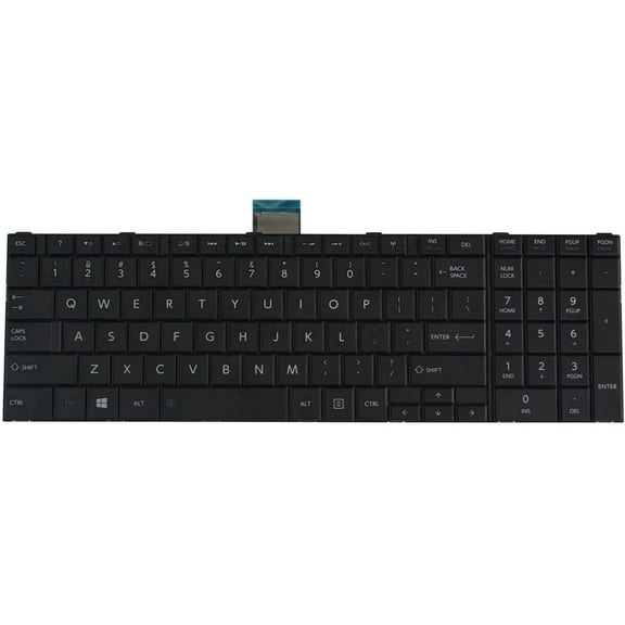 New US Layout Laptop Keyboard Replacement for Toshiba Satellite C75-A7120 C75-A7390 C75-B7180 C75-B7193 Black Notebook