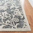 thumbnail image 3 of SAFAVIEH Martha Stewart Metro Floral Area Rug, Black/Ivory, 8' x 10', 3 of 8