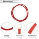 thumbnail image 4 of Cables de batería universales de 1 pieza de Unique Bargains, cable de batería de terminal de 3/8", calibre 8 AWG, cobre estañado rojo de 4.5 pies, 4 of 7