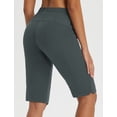 thumbnail image 5 of BALEAF Women's Hiking Shorts 13'' Knee Length Quick Dry Water Resistant Lightweight Bermuda with Pockets Dark Gray XL, 5 of 7