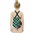 thumbnail image 4 of Demon Slayer Swimwear Kids' One-Piece Swimsuit Quick-Dry Cute Printed Girls' Swimwear Bathing Suit for Beach & Pool 6-7Y(110cm), 4 of 8