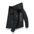 thumbnail image 4 of 2024 nueva chaqueta de Otoño/Invierno para hombres de alta calidad impresa deportes al aire libre con capucha a prueba de viento simplicidad moda Casual chaqueta de marca, 4 of 5
