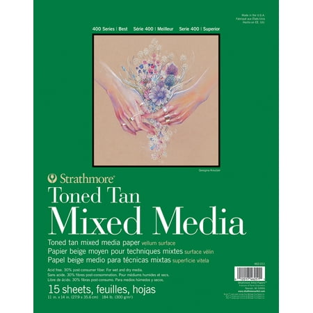 Strathmore Tan Mixed Media Pad 11" x 14"