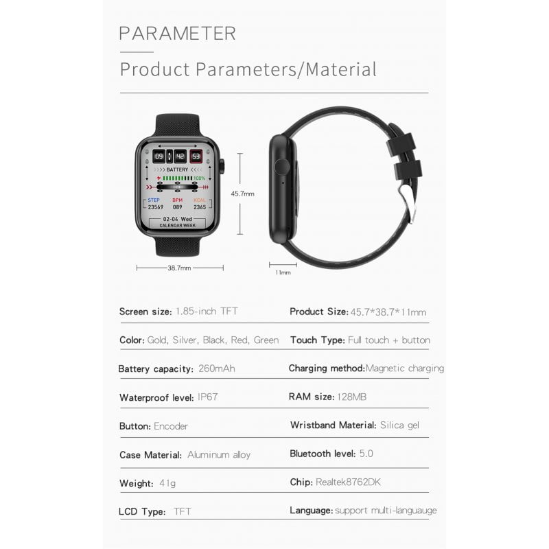 Hexin waterproof mobile phone smartphone calls bluetooth bracelet sim card smart watch deals