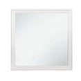 thumbnail image 2 of Benjara BM230514 Molded Wooden Frame Mirror with Mounting Hardware, White, 2 of 5