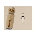 thumbnail image 1 of Ninja Weapon Sai Rubber Stamp for Scrapbooking Crafting Stamping - Small 3/4 Inch, 1 of 7