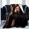 thumbnail image 1 of Couverture de pique-nique en peluche douce imprimée Twilight, jeté de canapé-lit, couverture de glouton moderne, dessin animé29150x200cm(59x78 in) zhangyuxiang unisex, 1 of 2