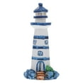 thumbnail image 1 of Lighthouse Ornament Blue Resin 1Set 3.8In X 1.4In X 1.4In, 1 of 8