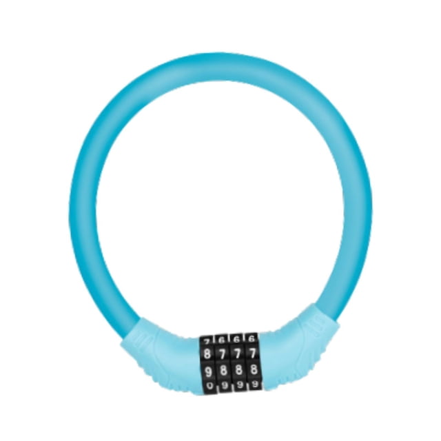 koolsoo Cable Lock 4 Digit Code Combination Cable Lock for Road Bike Blue