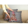 thumbnail image 2 of Ambesonne Christmas Throw Pillow Cover 2 Pack, Tree Bottons Star, 24", Multicolor, 2 of 7