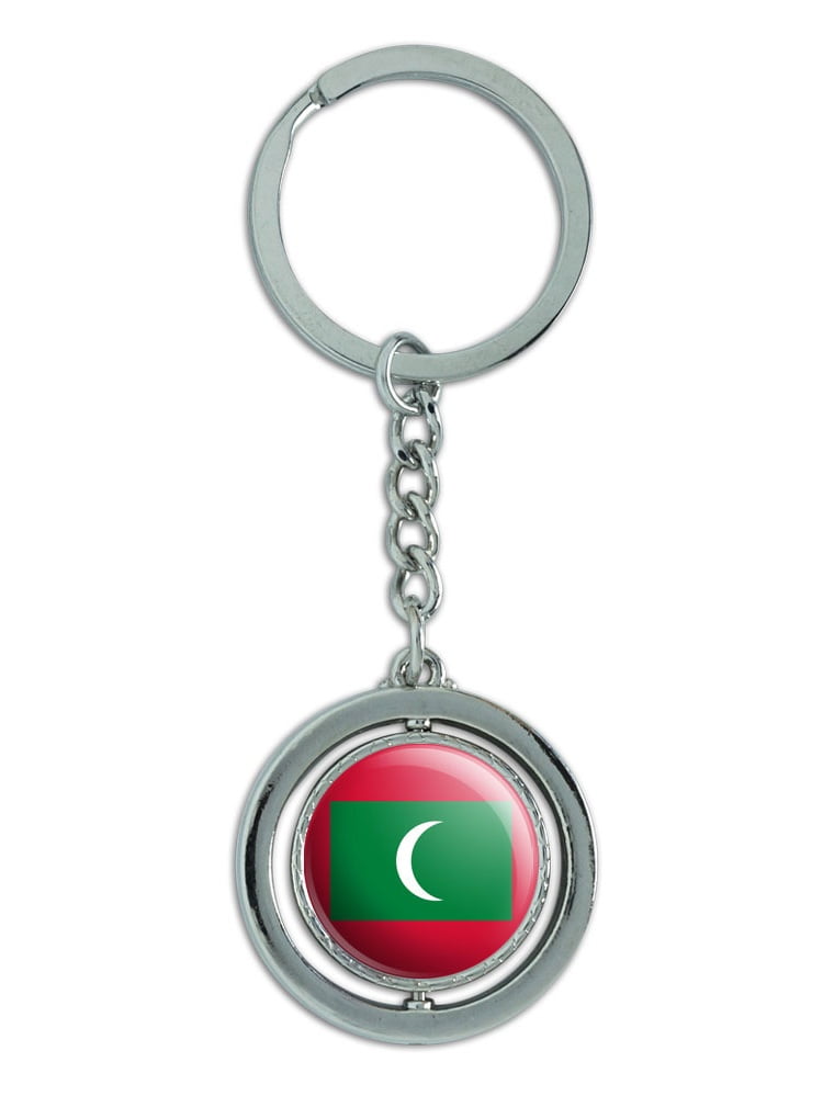 Maldives Keychain/Maldives Flag/ Keychain 