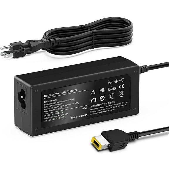 65W 45W Laptop Charger for Lenovo Yoga 14 20DM 20FY, 15 20DQ Thinkpad T460 T470 T430 T440S T440P T450 T460S T540P T560 E440 E450 E550 E560 G50 G50-45 G50-70 G50-80 Z50 Z50-70 Z50-75 Power Supply