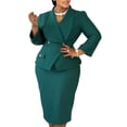 thumbnail image 2 of Women's Elegant Bodycon Formal Mini Cocktail Party Formal Work Office Dress, 2 of 5
