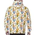 thumbnail image 7 of Kdxio Harvest Scarecrow Pattern Print Mens Casual Hooded Collar Drawstring Hoodies Pullover Sweatshirts Casual Long Sleeve Shirts-X-Large, 7 of 7