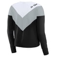 thumbnail image 3 of Women's WEAR by Erin Andrews Black/Silver Las Vegas Raiders Chevron Tri-Blend Long Sleeve T-Shirt, 3 of 3