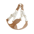 thumbnail image 2 of VOOCOO Dog Harness and Leash Set, No Pull No Choke Neck & Chest Adjustable Pet Harness for Small, Medium Dogs, Soft PU Leather Dog Harness with Reflective Anti-Twist Dog Leash for Puppy, Kitten, Cats, 2 of 10