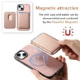 thumbnail image 2 of Allytech 2 in 1 Detachable Wallet Case for iPhone 15, [Thin & Light] [Compatible with MagSafe] Luxury PU Leather Card Holder Soft Bumper Shockproof Anti-Scratch Magnetic Case, Pink, 2 of 11