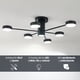thumbnail image 3 of Lampara de techo estilo industrial hierro forjado lampara downlight ilios innova  6 + 1 luces, 3 of 9