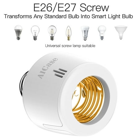 Smart Wifi Bulb Socket E26 E27 Wi-Fi Led Light Bulbs Holder Wireless Lamp Adapter 1 Pack/2