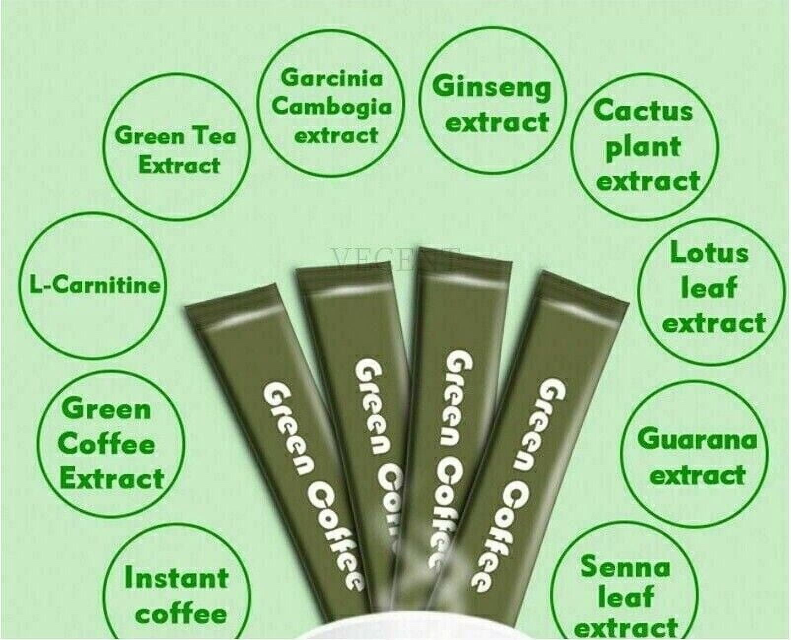 Thé Minceur Slim Green Coffee + Ganoderma — 18 Sachets — Détox Et Contrôle (neuf)