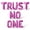 Pink, variant on Letter Balloons - TRUST NO ONE 16" Inch Alphabet Letters Foil Mylar Balloon 1st Birthday Party Banner (Black)