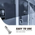 thumbnail image 3 of Miangastore Metal Partition Foot Stable Restroom Toilet Partition Fitting Household Partition Foot Stable Partition Foot Stainless Steel Restroom Partition Hardware, 3 of 9