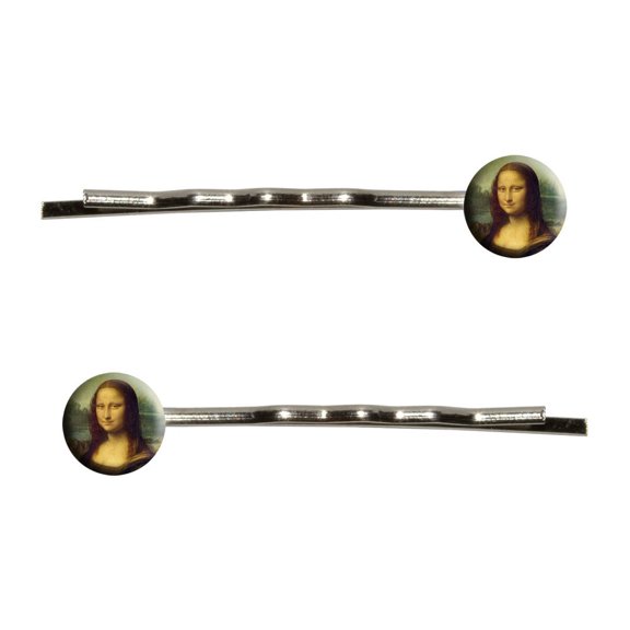 Mona Lisa Painting by Leonardo da Vinci Bobby Pin Hair Clips