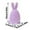 #175 Purple, variant on UP TO 70%! YZEGDCH Easter Decor Bunny Figurines Cute Rabbit Figurine for Office Bunny Decorations for Home Indoor Garden Outdoor Statues