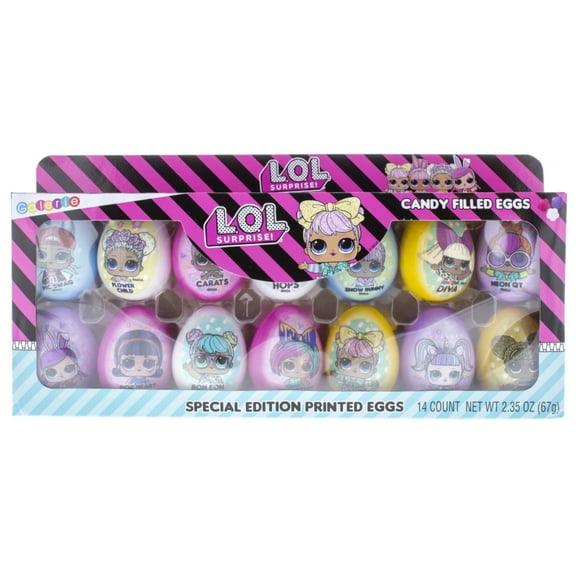 Surprise Doll Easter Candy Pre-Filled Eggs, 14 Count, 2.35 Ounces
